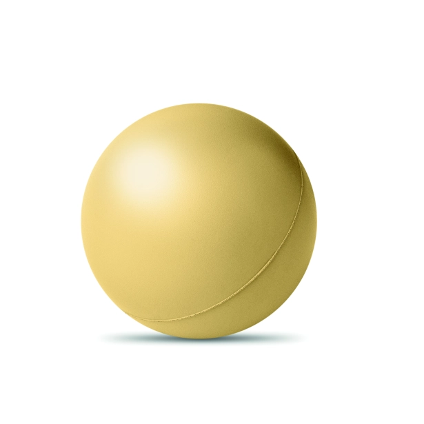 Descanso piłka antystresowa z logo złota 6 cm