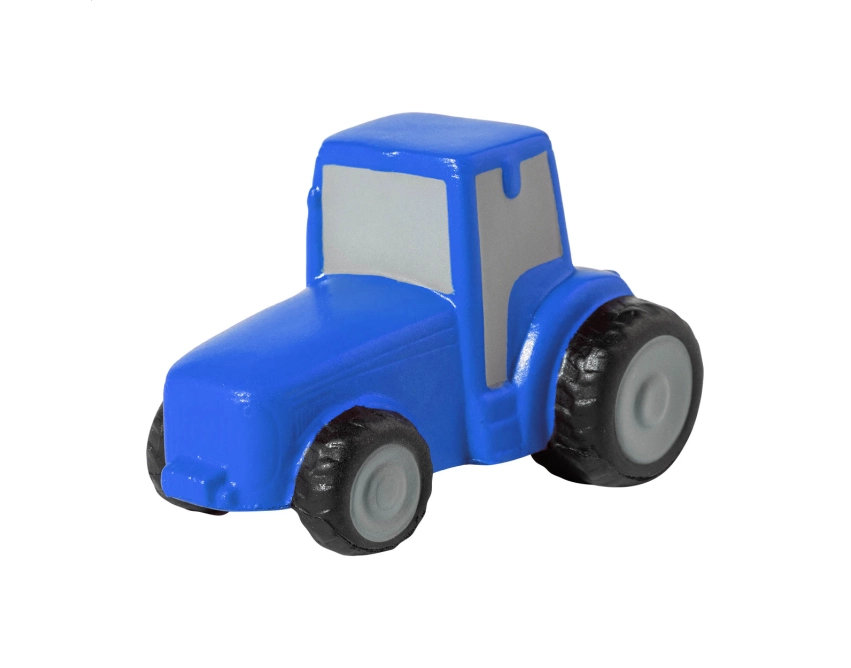 FarmCalm antystres z logo – niebieski traktor PU