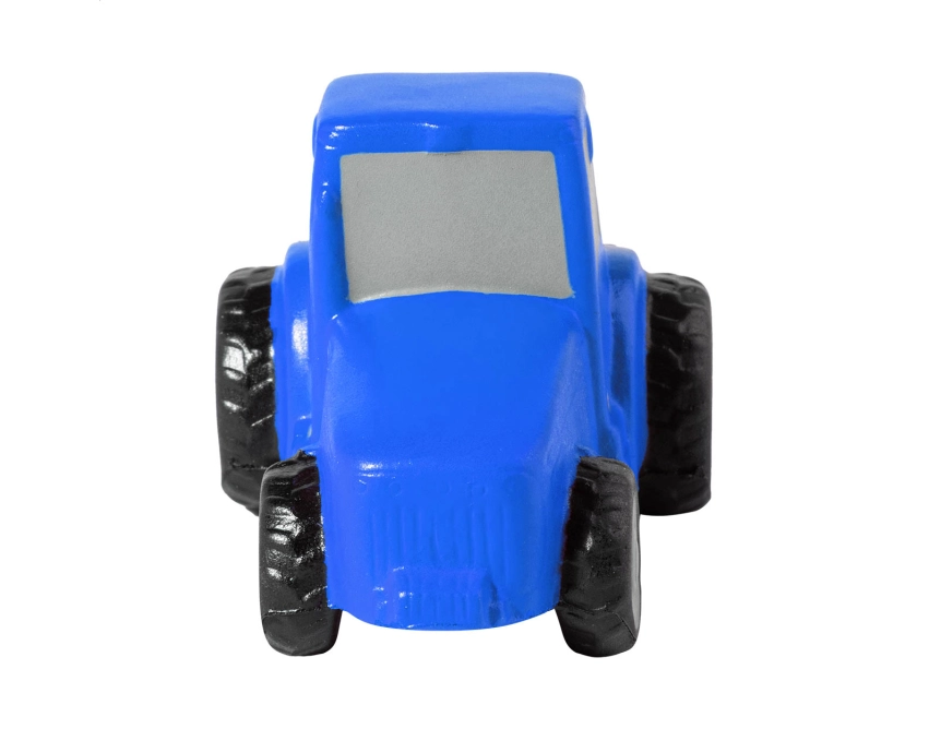 FarmCalm antystres z logo – niebieski traktor PU