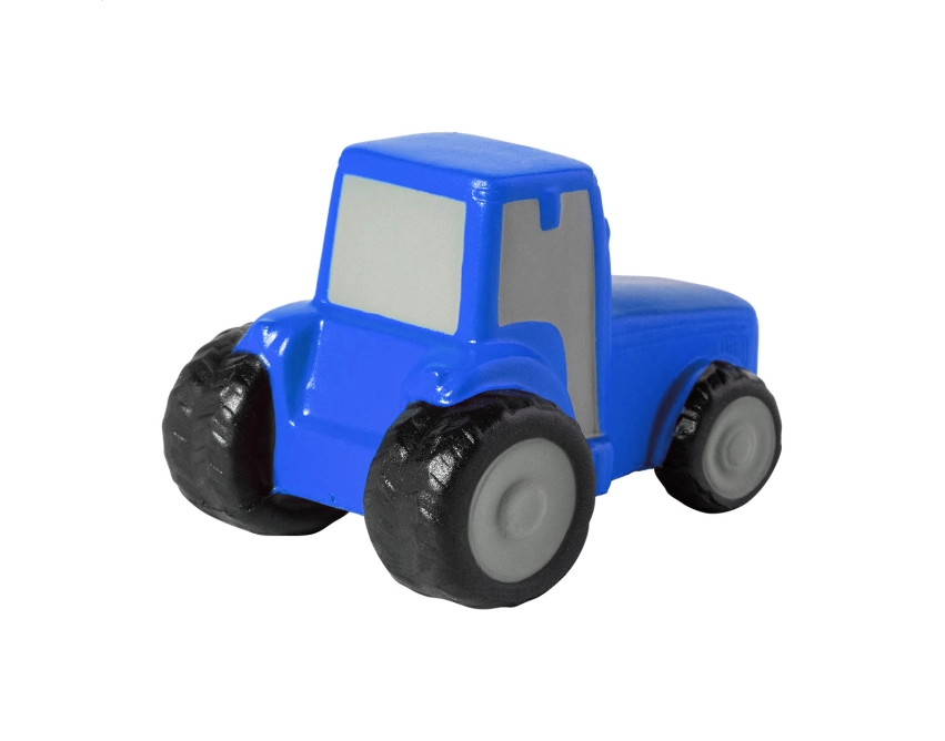 FarmCalm antystres z logo – niebieski traktor PU