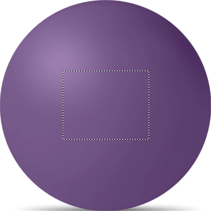Schemat znakowania dla Tampondruk - P3 na gadżecie: Descanso piłeczka antystresowa fioletowa 6 cm z logo