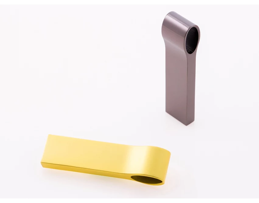 Złoty pendrive mini metalowy 64GB z grawerem lub nadrukiem