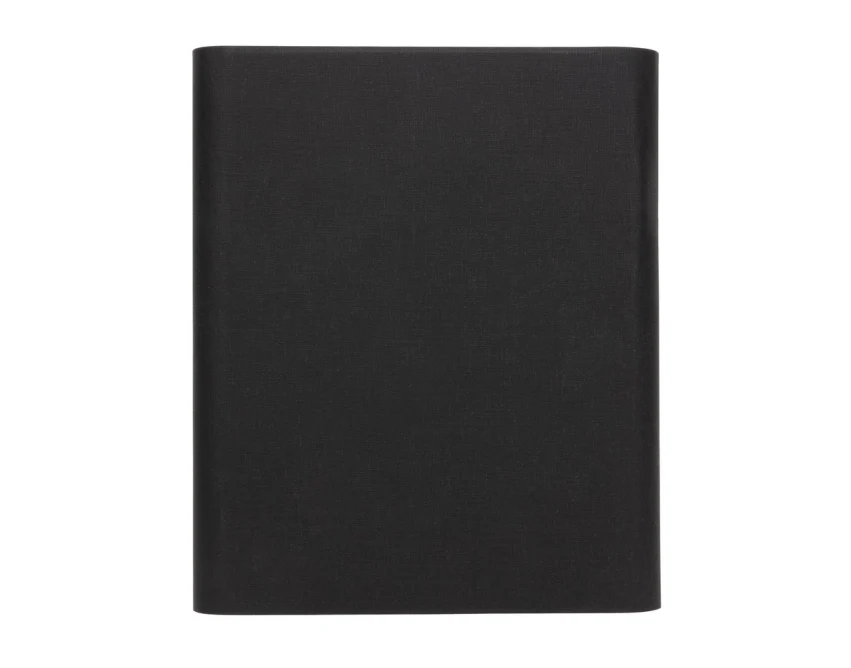 Czarny notatnik A5 z powerbankiem bezprzewodowym 5000mAh