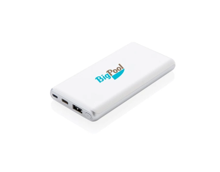 Ultra szybki reklamowy powerbank @10000 mAh z PD, max. 18W