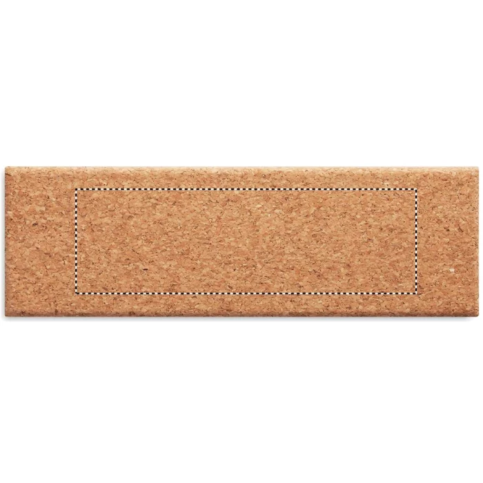 Schemat znakowania dla Grawerowanie laserowe - L4 na gadżecie: Eko zestaw: długopis i roller z korka z logo w pudełku