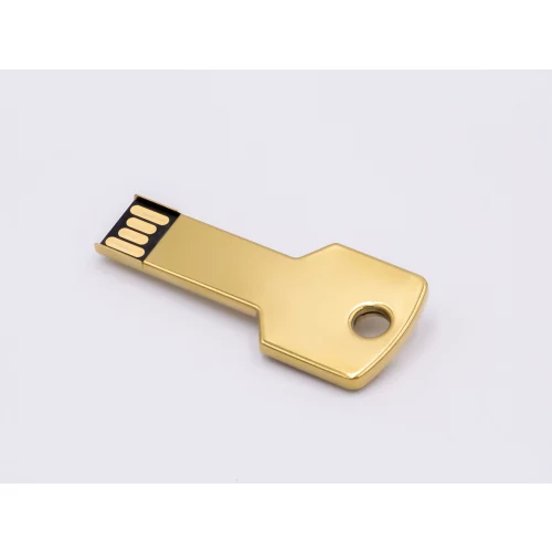 Pendrive klucz, złoty