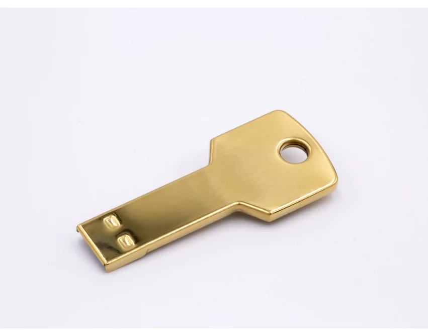 Pendrive klucz, złoty