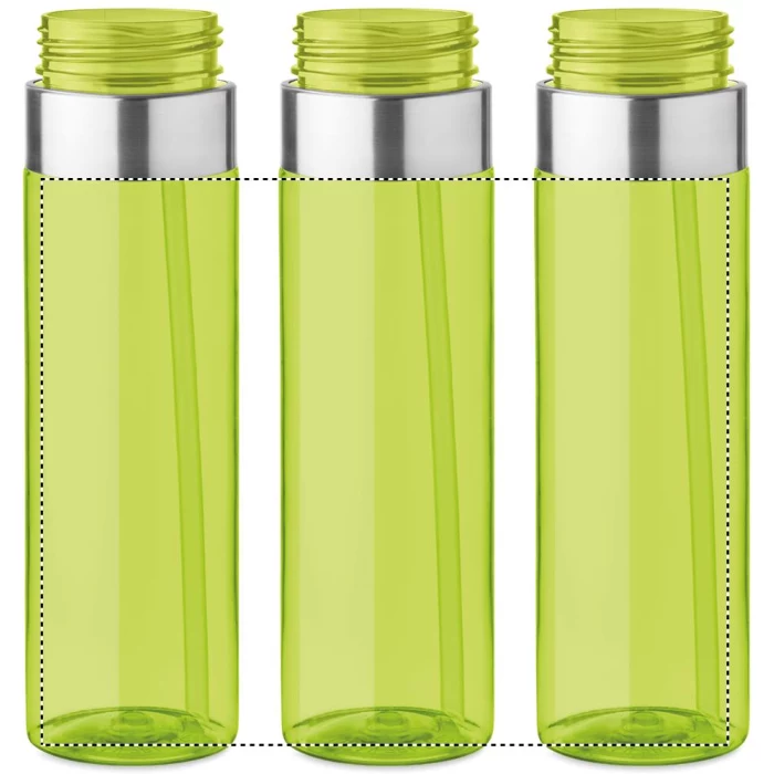 Schemat znakowania dla Nadruk UV 360° - RD1 na gadżecie: Limonkowa butelka z tritanu 650ml z logo – BPA free