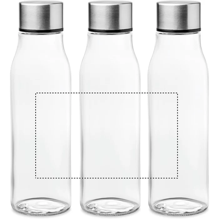 Schemat znakowania dla Sitodruk 360° - RS6 na gadżecie: Szklana butelka 500 ml Venice, przeźroczysta