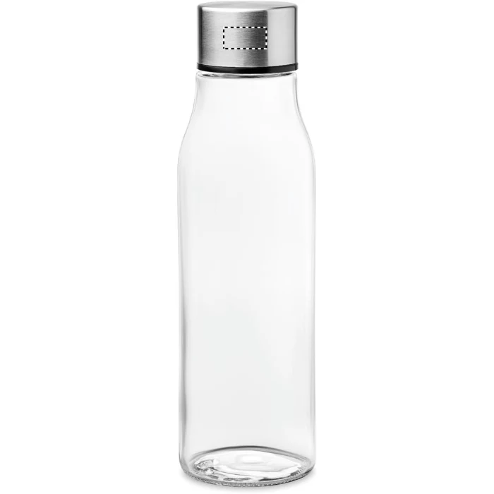 Schemat znakowania dla Tampondruk - P4 na gadżecie: Szklana butelka 500 ml Venice, przeźroczysta