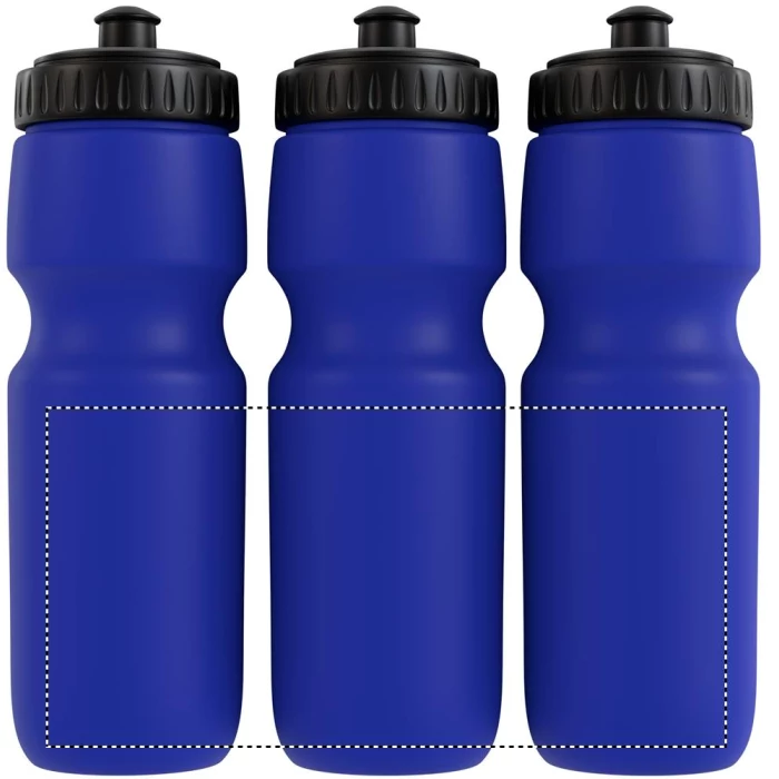 Schemat znakowania dla Etykieta - DL na gadżecie: Granatowy bidon sportowy 700ml z logo, push-pull, BPA free