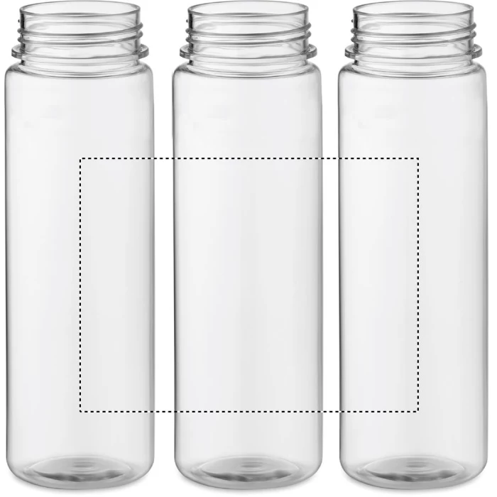 Schemat znakowania dla Sitodruk 360° - RS4 na gadżecie: Bidon RPET 650 ml z logo, pomarańczowy, pokrywka flip-top