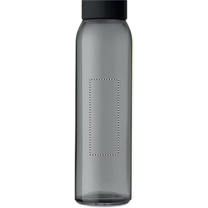 Schemat znakowania dla Etykieta - DL na gadżecie: Butelka 500ml Praga, czarna z Logo | Gadżet Reklamowy