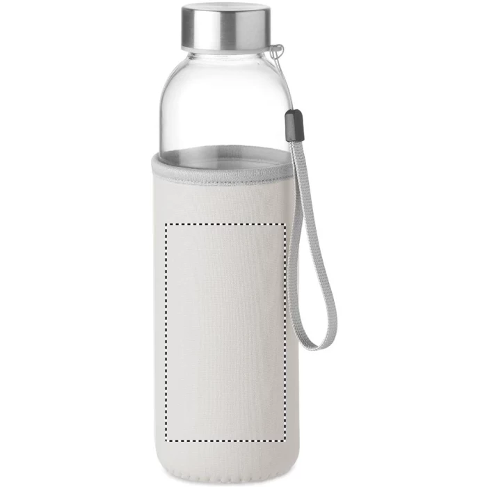 Schemat znakowania dla Transfer cyfrowy - TD1 na gadżecie: Butelka Utah 500ml w beżowym pokrowcu