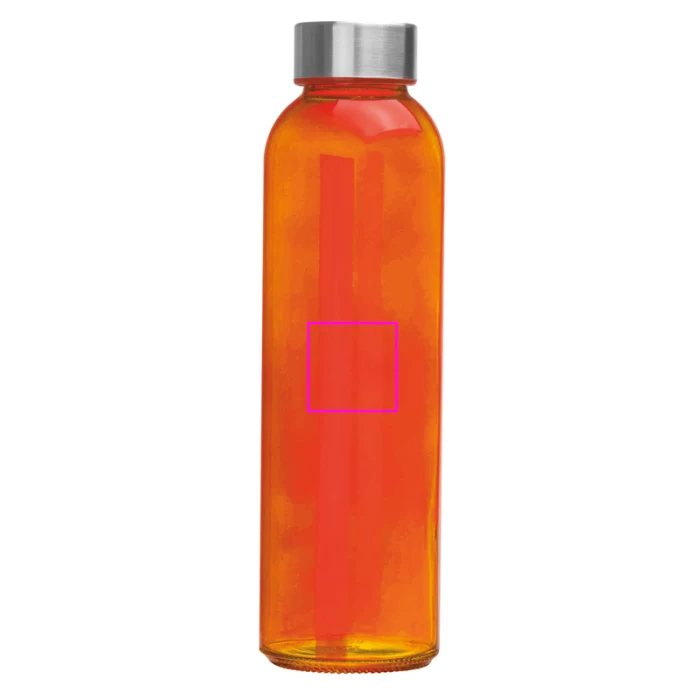 Schemat znakowania dla Tampondruk - T4 na gadżecie: Szklana butelka 500 ml, pomarańczowy