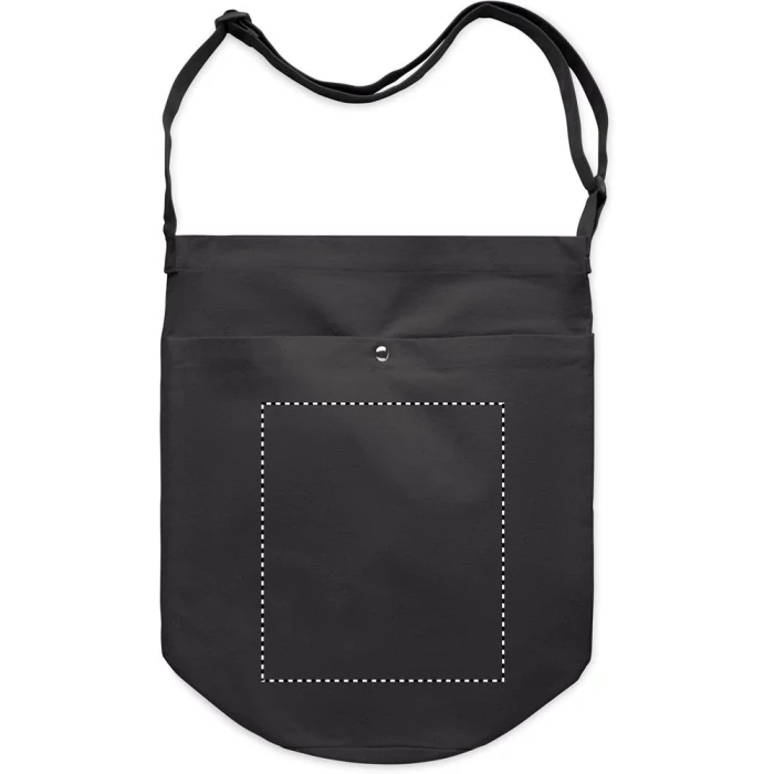 Schemat znakowania dla Transfer sitodruk - T1 na gadżecie: Płócienna torba 270 gr/m² Bimba, czarna