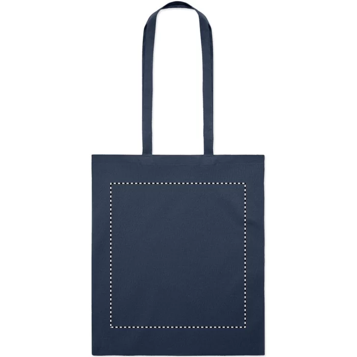 Schemat znakowania dla Sitodruk - S1 na gadżecie: Torba z bawełny organicznej, Dark navy