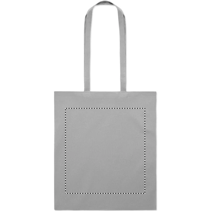 Schemat znakowania dla Termotransfer odblaskowy - TR na gadżecie: Torba z bawełny organicznej, Szara