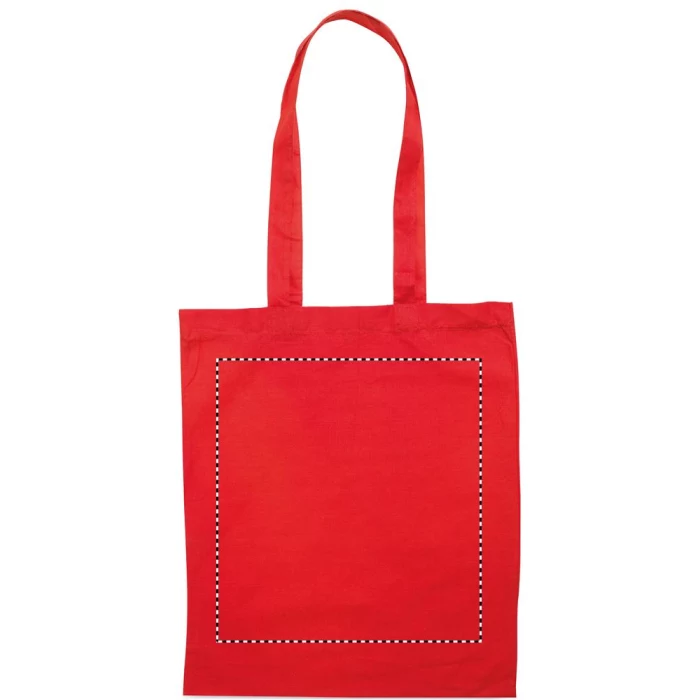 Schemat znakowania dla Termotransfer odblaskowy - TR na gadżecie: Torba z bawełny organicznej, Czerwona