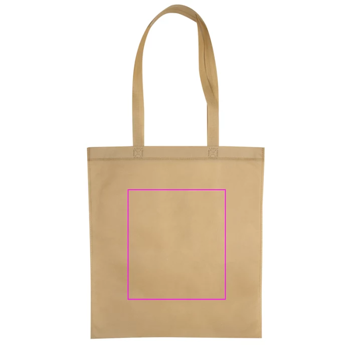 Schemat znakowania dla Termotransfer - TT2 na gadżecie: Torba non woven brązowa