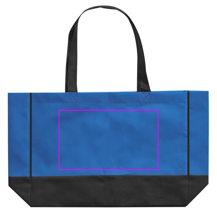 Schemat znakowania dla Termotransfer - TT2 na gadżecie: Torba na zakupy non-woven, niebieska