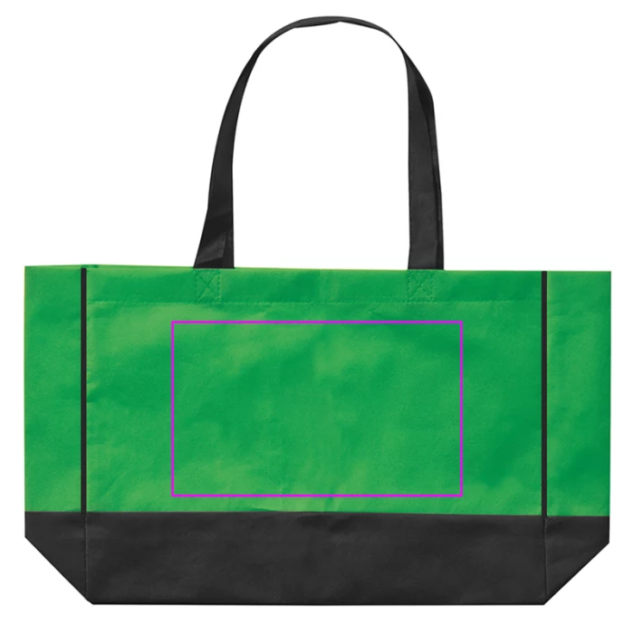 Schemat znakowania dla Sitodruk - S1 na gadżecie: Torba na zakupy non-woven, zielona