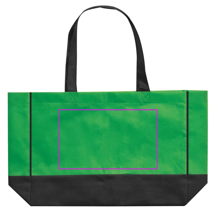 Schemat znakowania dla Sitodruk - S1 na gadżecie: Torba na zakupy non-woven, zielona