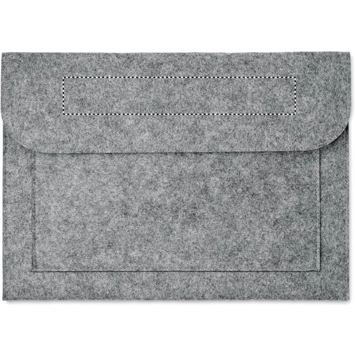 Schemat znakowania dla Transfer sitodruk - T1 na gadżecie: Etui na laptopa z filcu Pouchlo