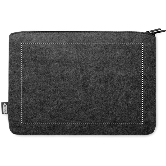 Schemat znakowania dla Termotransfer odblaskowy - TR na gadżecie: Torba na laptopa z filcu RPET Toplo, ciemno szary