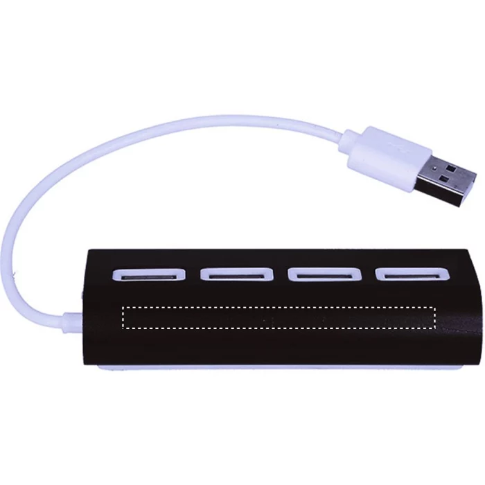 Schemat znakowania dla Grawerowanie laserowe - L2 na gadżecie: Hub USB Aluhub