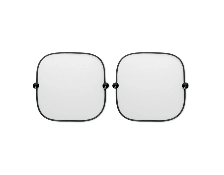 Czarne osłony przeciwsłoneczne Sombra Light z logo – 2 szt.