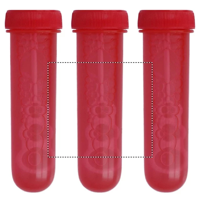 Schemat znakowania dla Etykieta - DL na gadżecie: Zestaw do baniek mydlanych, czerwony