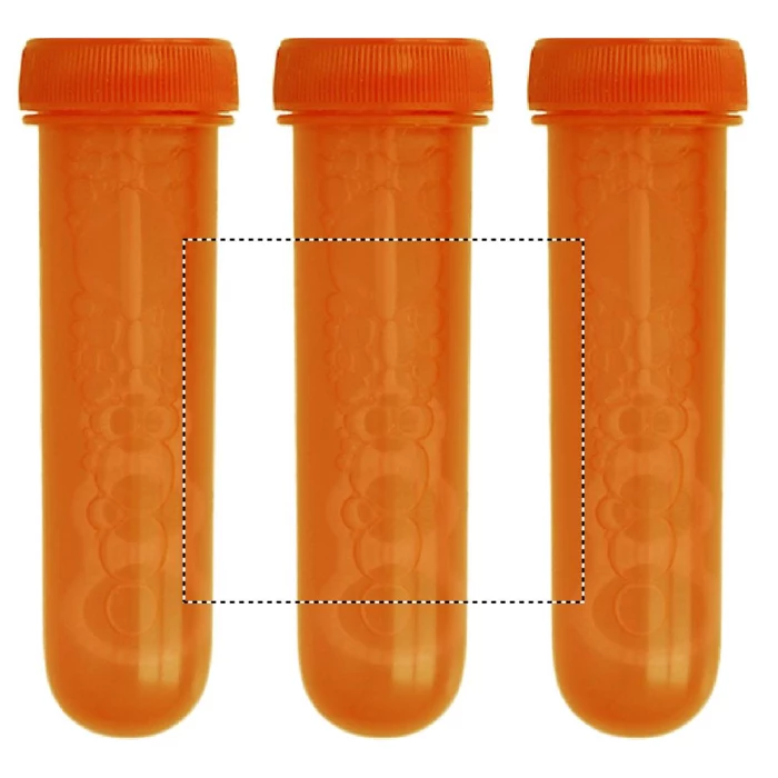 Schemat znakowania dla Etykieta - DL na gadżecie: Zestaw do baniek mydlanych, pomaranczowy