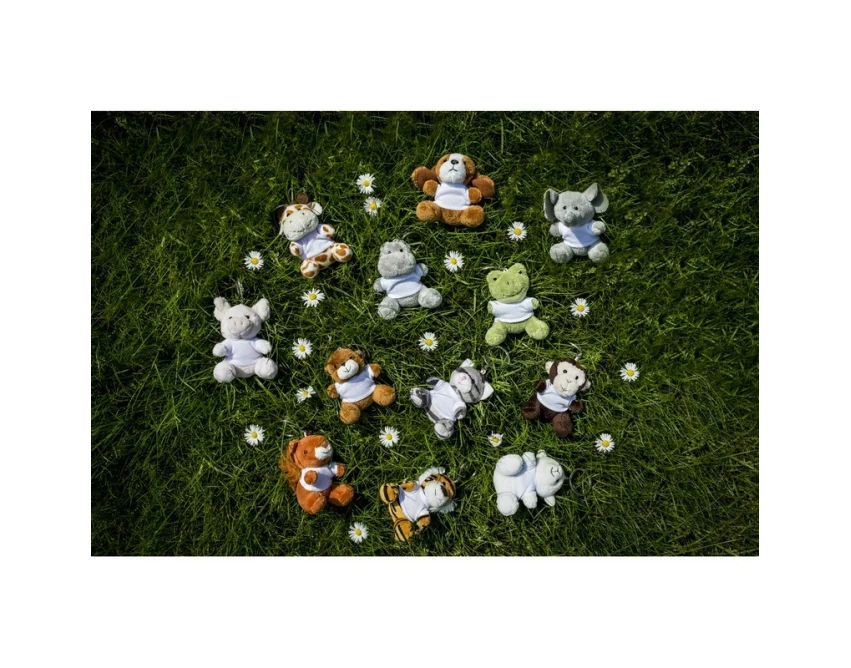 Pluszowy brelok wiewiórka Ginny z logo, pomarańczowy