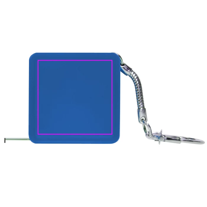Schemat znakowania dla Tampondruk - T2 na gadżecie: Taśma miernicza 1m, Niebieska