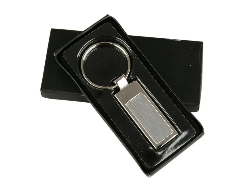 Srebrny brelok metalowy Stella z grawerem w pudełku