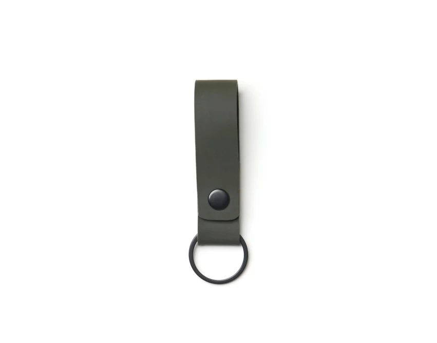 Zielony brelok skórzany VINGA Baltimore z logo firmy