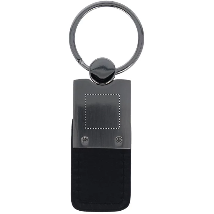 Schemat znakowania dla Doming - DO1 na gadżecie: Czarny skórzany brelok z grawerem logo Columbus