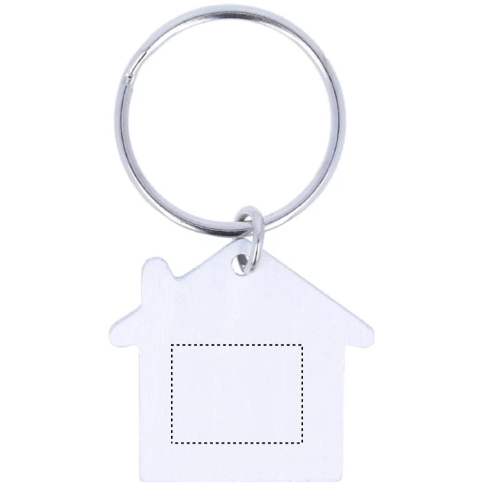 Schemat znakowania dla Grawerowanie laserowe - L2 na gadżecie: Metalowy brelok, kształt domu Heim