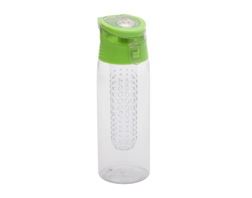 Bidon Sportowy  Mint 700 ml, jasnozielony/transparentny
