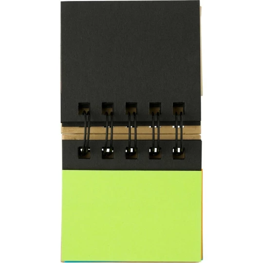 Zestaw karteczek z logo w czarnej okładce, 250 sztuk