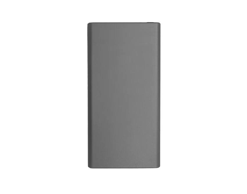 Power bank 10000 mAh Banco grafitowy z logo firmy