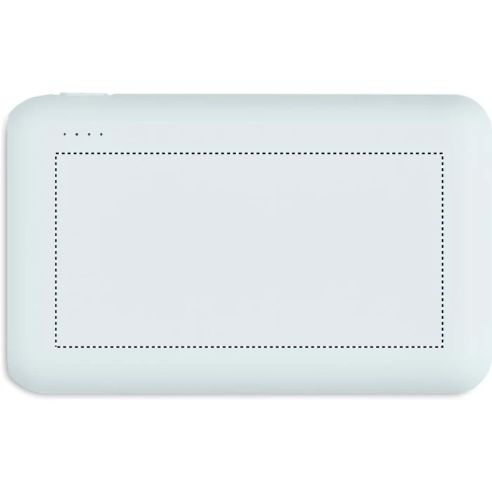 Schemat znakowania dla Doming - DO1 na gadżecie: Power bank 5000 mAh baby blue z recyklingu ABS z logo