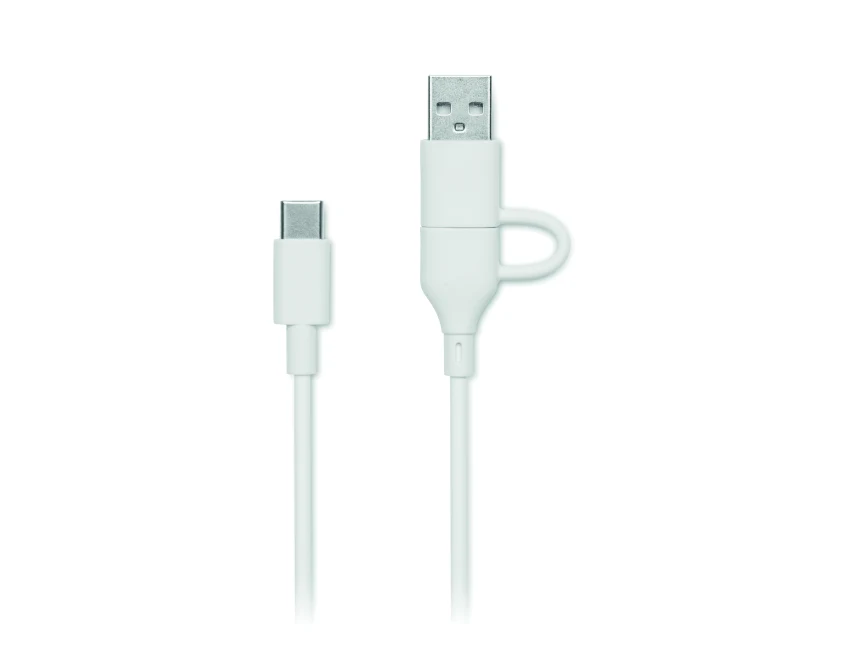 Biały power bank reklamowy 5000 mAh z nadrukiem logo