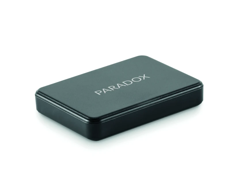 Czarny ekologiczny power bank 5000 mAh Kleinpow z logo