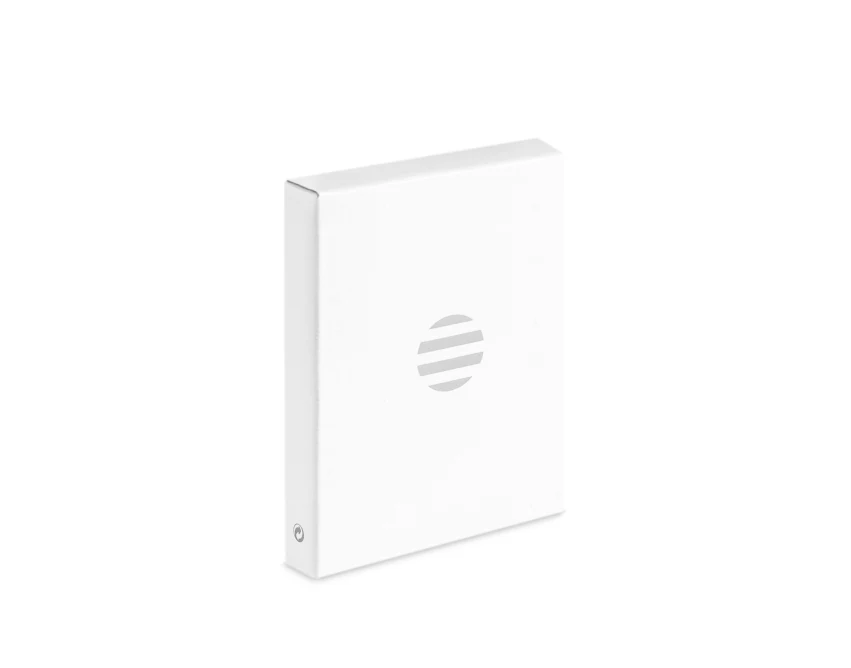 Srebrna ładowarka bezprzewodowa 5000 mAh Pawtt z logo