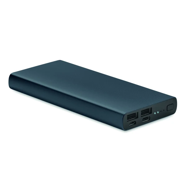 Powerbank 10000mAh PD Francuski Granat Aluminium z Logo