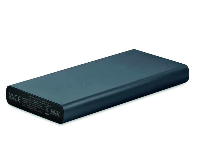 Powerbank 10000mAh PD Francuski Granat Aluminium z Logo