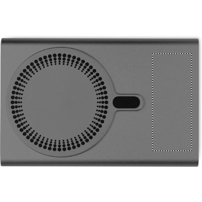 Schemat znakowania dla Doming - DO1 na gadżecie: Tytanowa ładowarka bezprzewodowa 15W z logo, powerbank 5000mAh