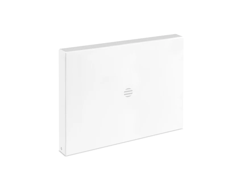 Czarny powerbank bezprzewodowy 15W 5000mAh z logo aluminium